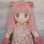 ピンクの猫耳少女